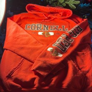 NCAA Men’s Property of Cornell Big Red Hoodie Color Red Size Medium